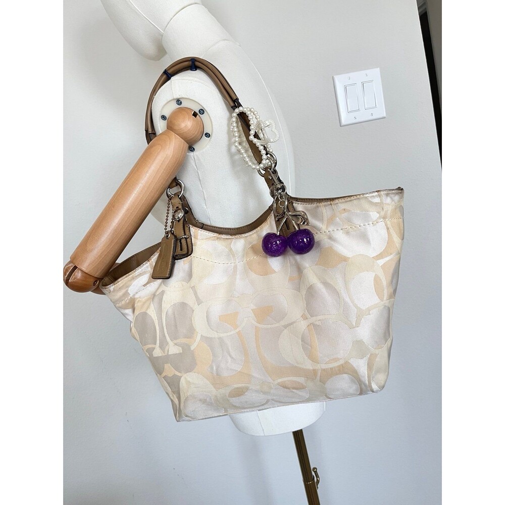 Coach Signature C Monogram Tote Bag